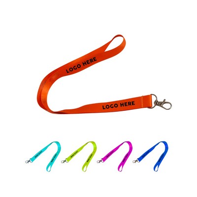 3/4" Polyester Custom Printed Lanyard